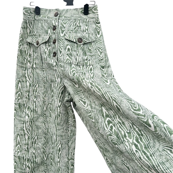 Anthropologie C/MEO Collective Energized Arbor Wide Leg Pants - Picture 3 of 8